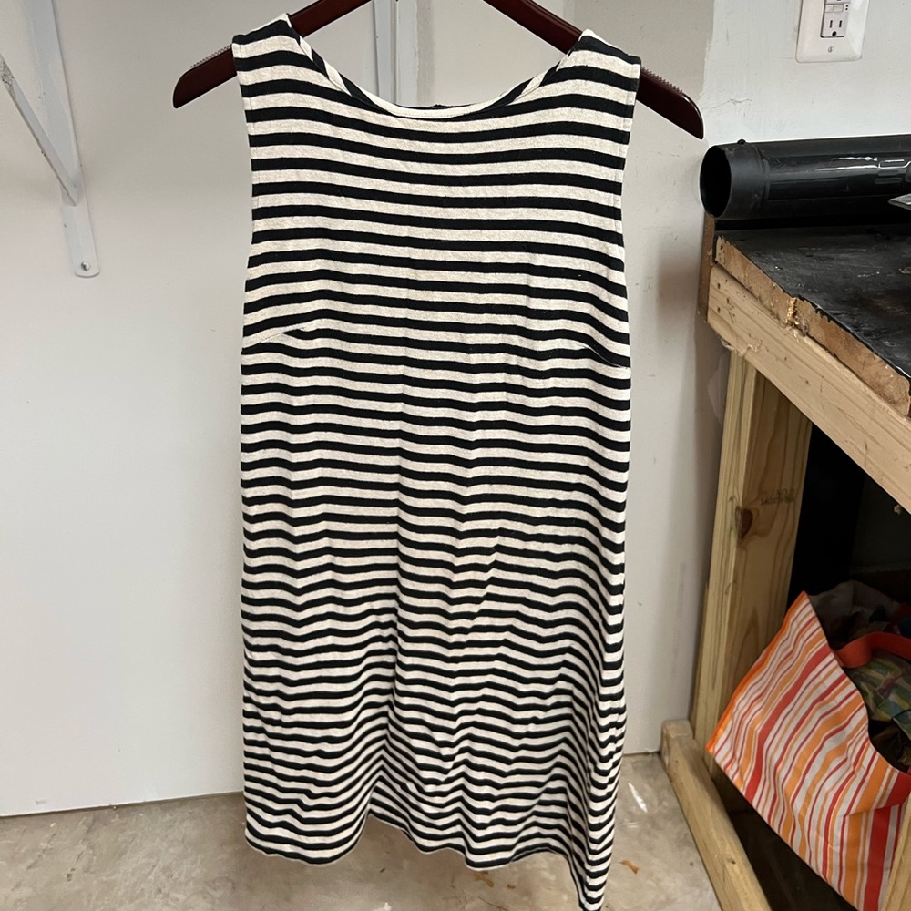 Sleeveless Striped Dress medium